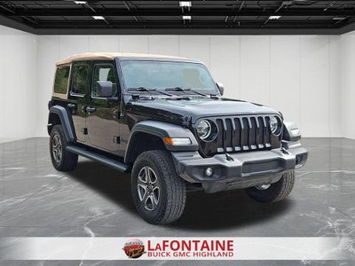 2020 Jeep Wrangler Unlimited Black and Tan 4x4