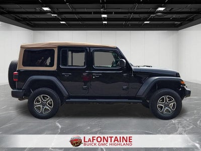 2020 Jeep Wrangler Unlimited Black and Tan 4x4