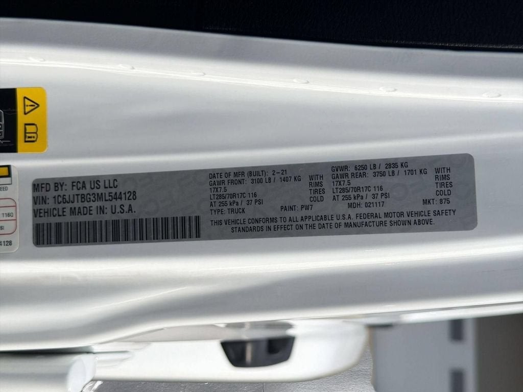 2021 Jeep Gladiator Rubicon 4x4