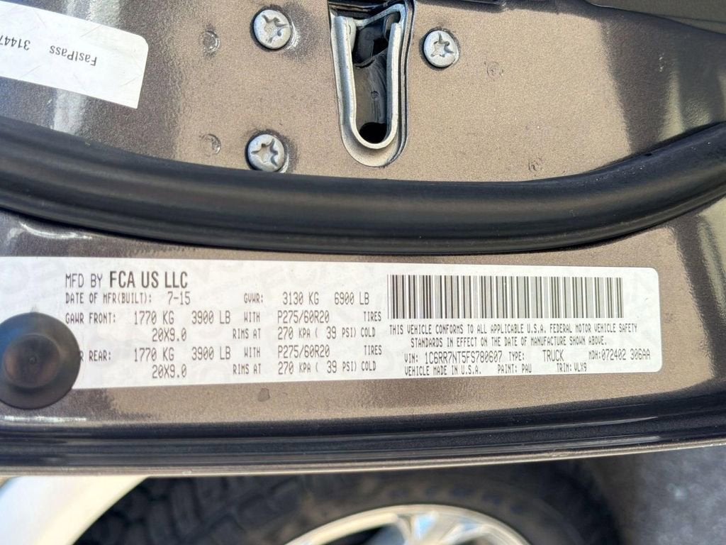 2015 RAM 1500 Laramie