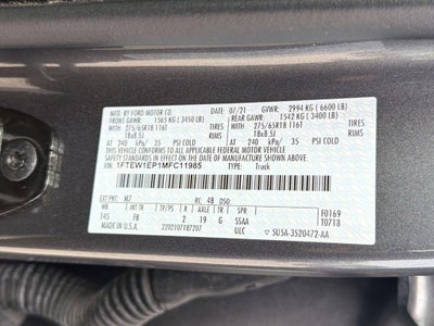 2021 Ford F-150 XLT