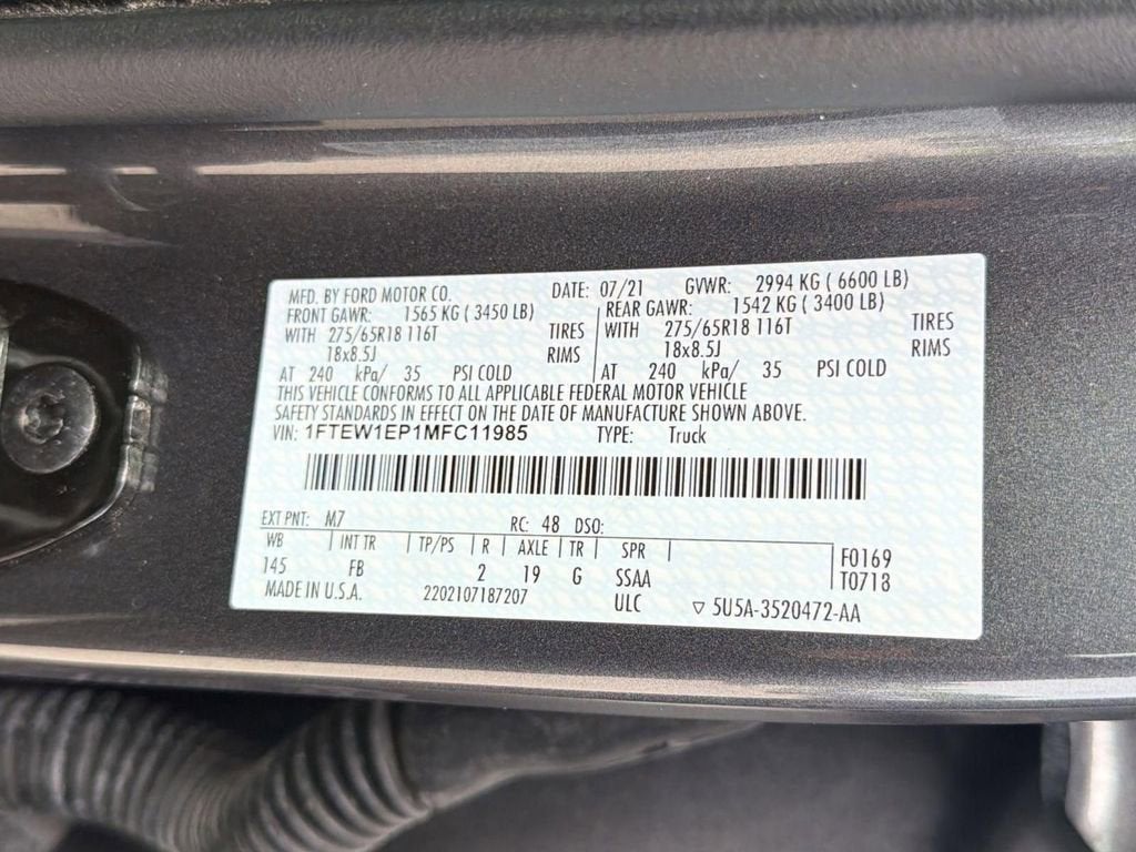2021 Ford F-150 XLT