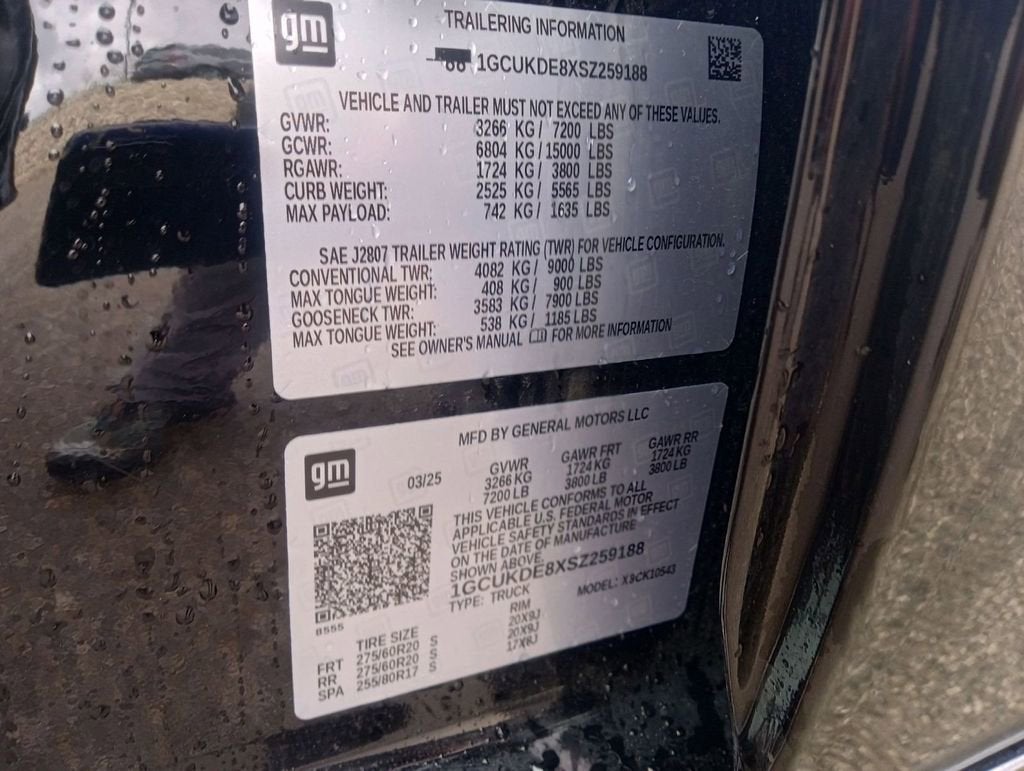 2025 Chevrolet Silverado 1500 LT