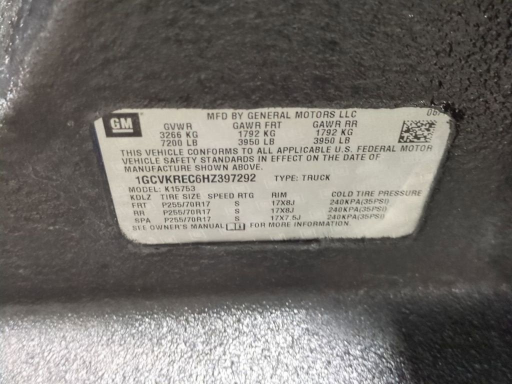 2017 Chevrolet Silverado 1500 LT