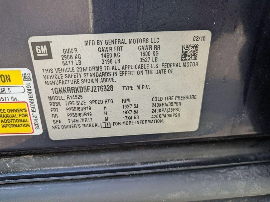 2015 GMC Acadia SLT