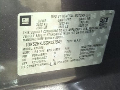 2016 GMC Yukon XL Denali