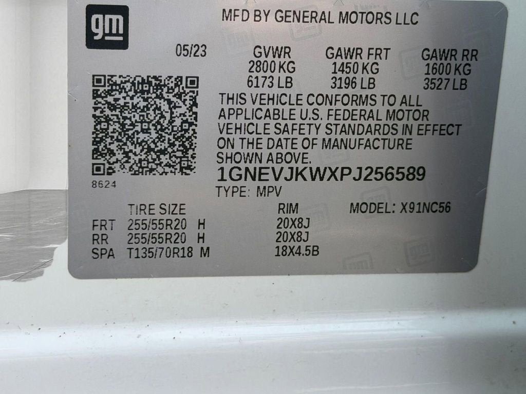 2023 Chevrolet Traverse RS