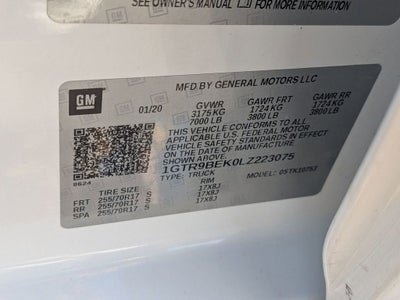 2020 GMC Sierra 1500 SLE