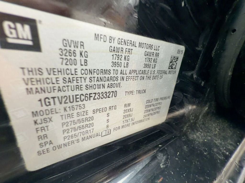 2015 GMC Sierra 1500 SLE