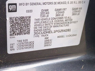 2023 Chevrolet Silverado 1500 ZR2