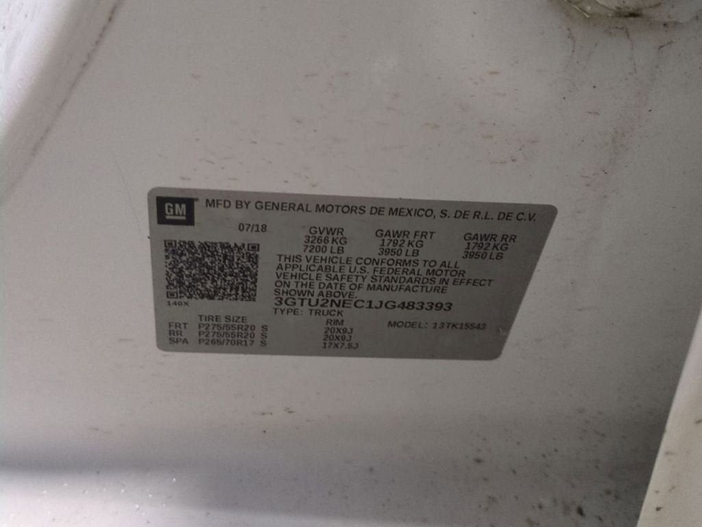 2018 GMC Sierra 1500 SLT