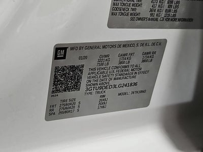 2020 GMC Sierra 1500 SLT
