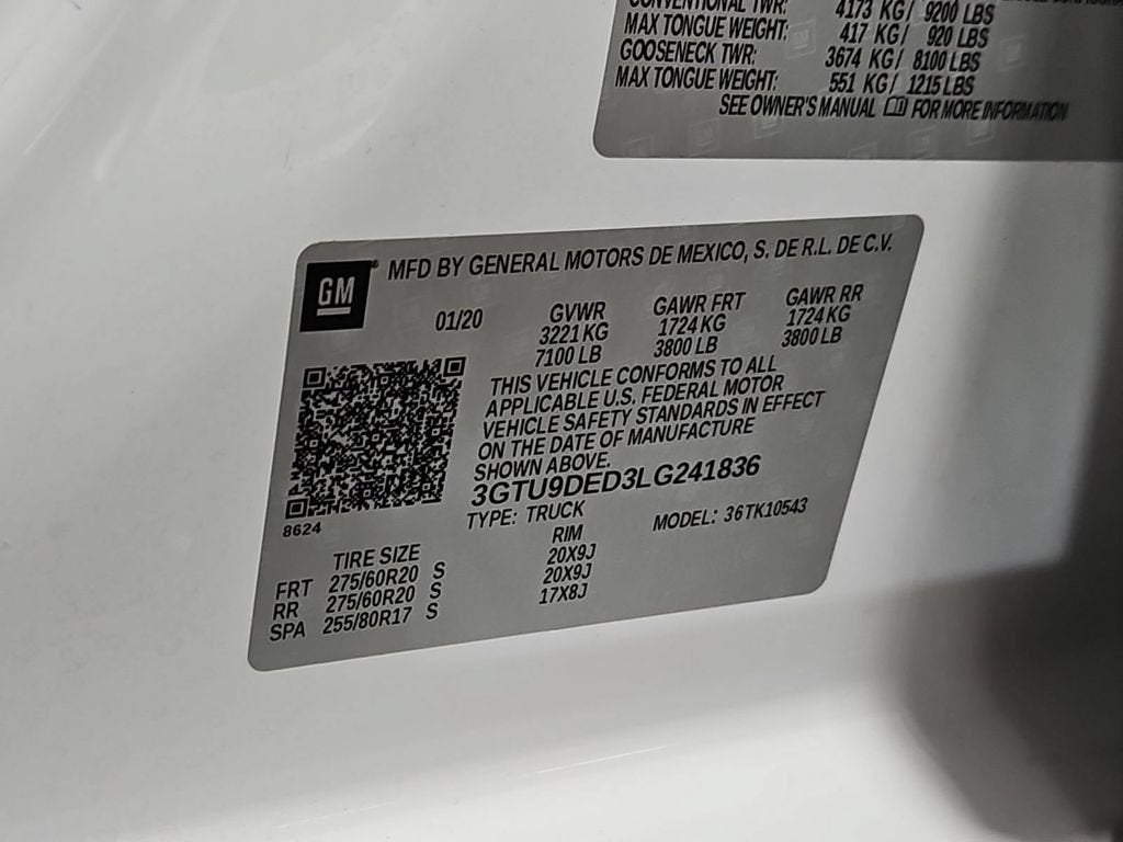 2020 GMC Sierra 1500 SLT