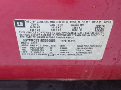 2014 Cadillac SRX Performance Collection