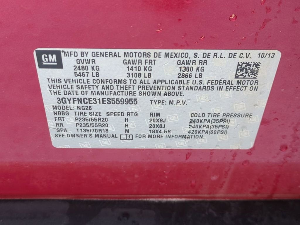 2014 Cadillac SRX Performance Collection