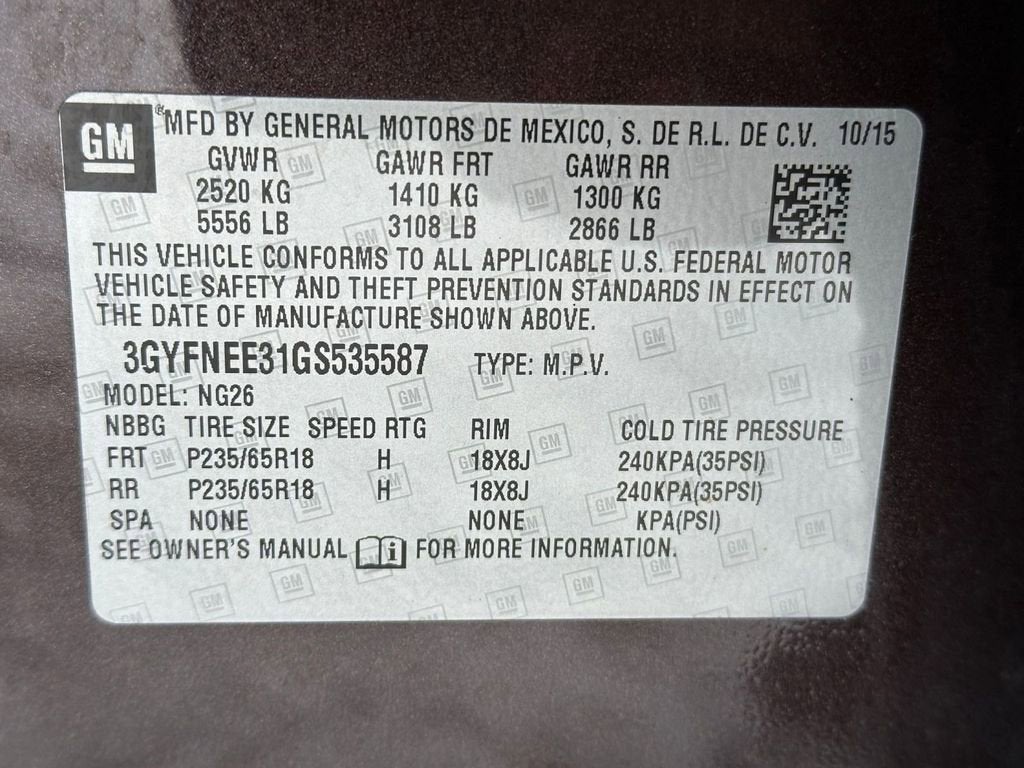 2016 Cadillac SRX Luxury Collection