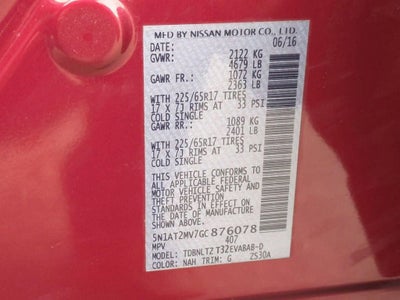 2016 Nissan Rogue SV