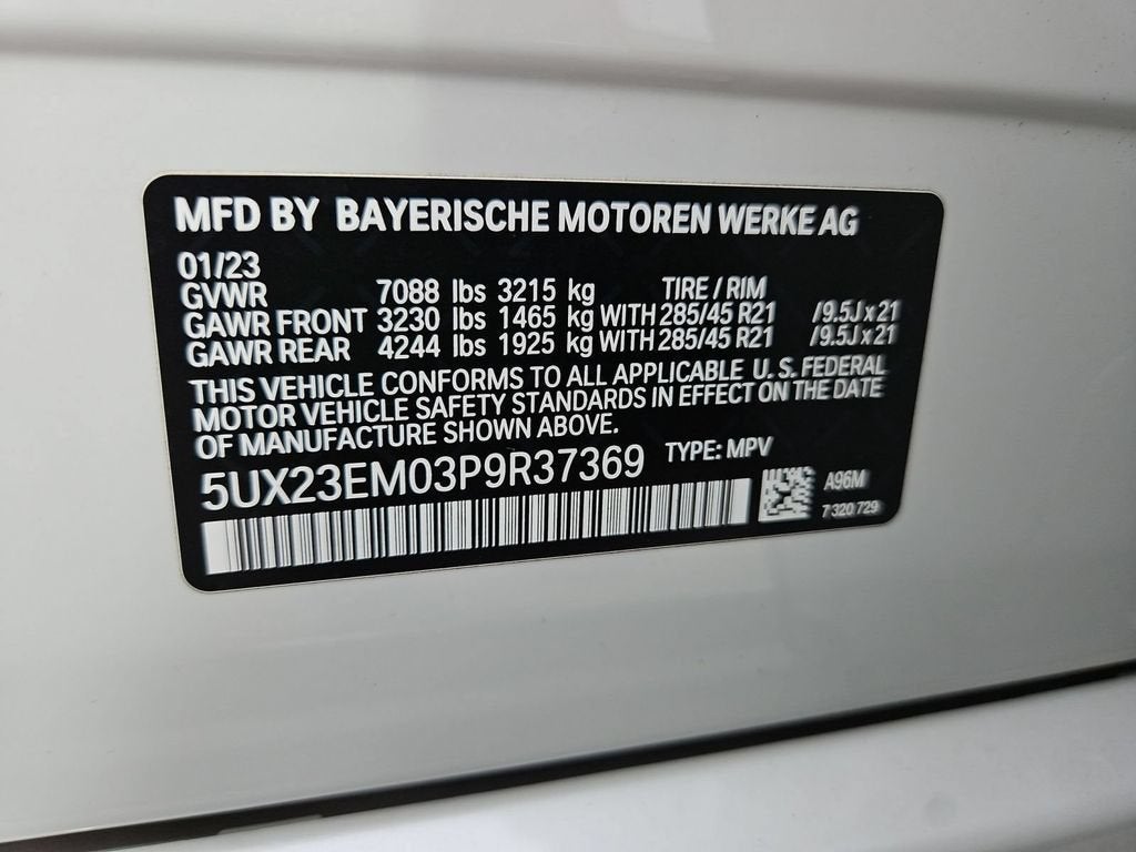 2023 BMW X7 xDrive40i