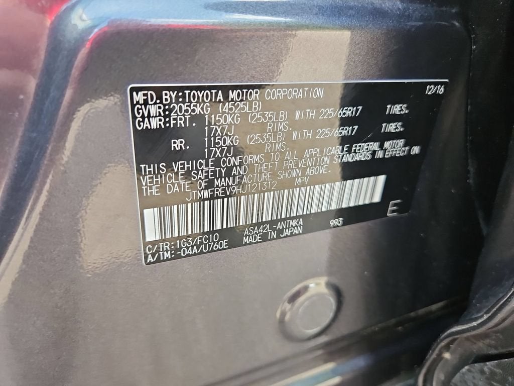 2017 Toyota RAV4 XLE
