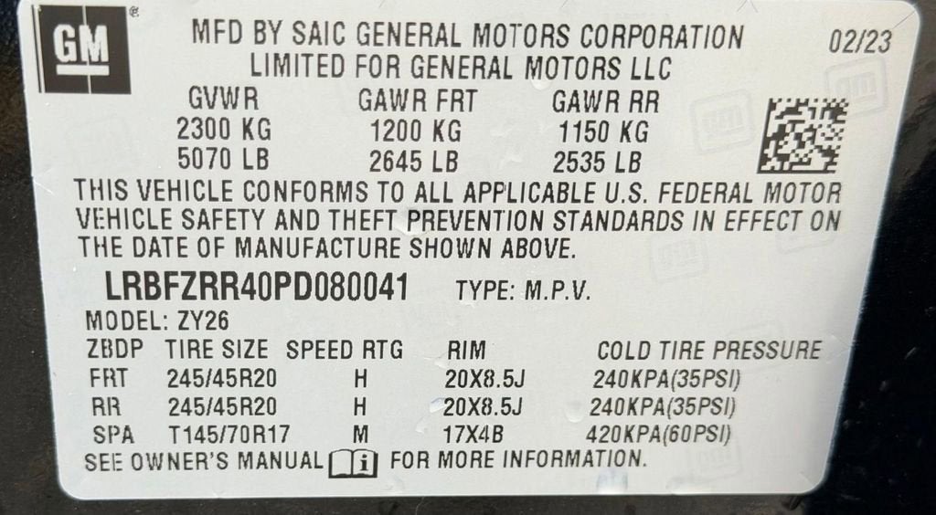 2023 Buick Envision Avenir