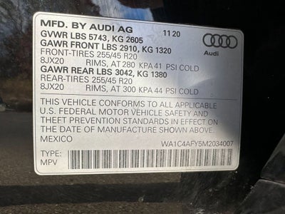 2021 Audi SQ5 Prestige TFSI quattro Tiptronic