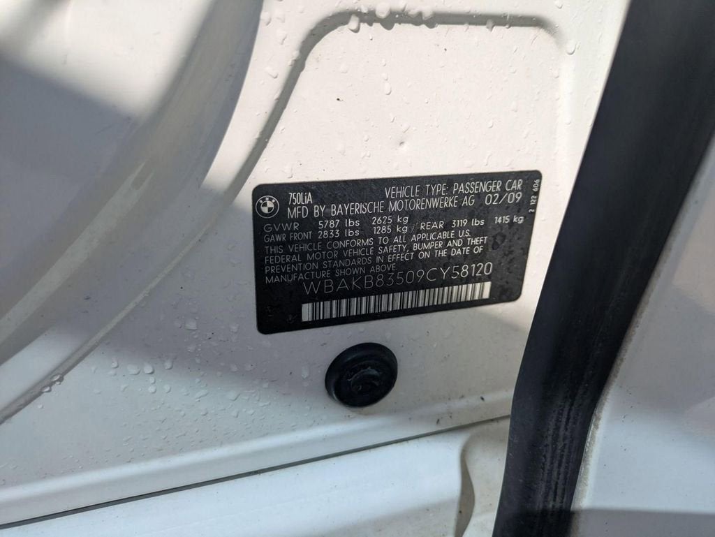 2009 BMW 750Li 750Li
