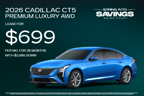 2026 Cadillac CT5 Premium Luxury AWD