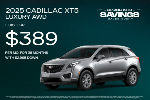 2025 Cadillac XT5 Luxury AWD